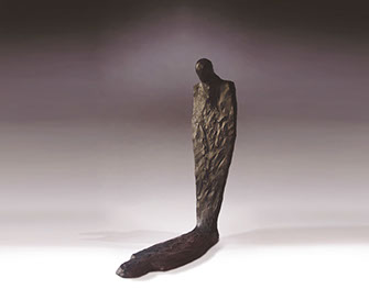 Giuseppe D'Angelo scultore opera in bronzo e tormalina nera
