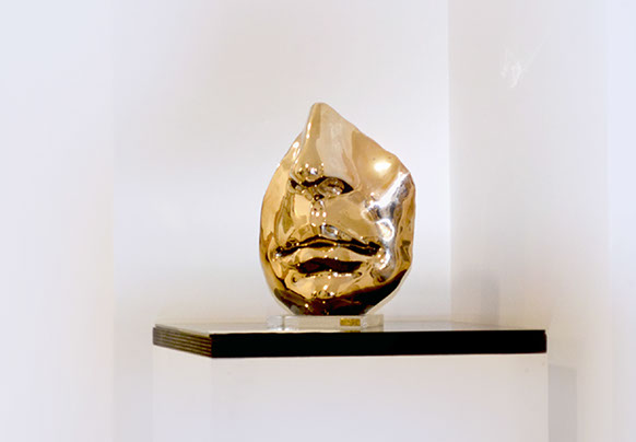 Giuseppe D'Angelo scultore opera in bronzo e tormalina nera