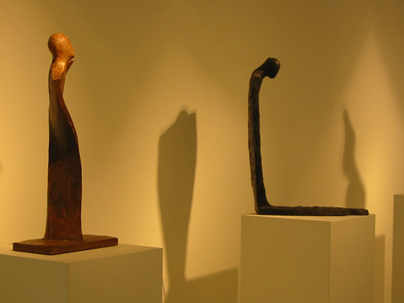 Giuseppe D'Angelo scultore opera in bronzo e tormalina nera