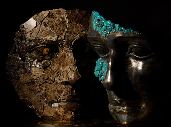 Giuseppe D'Angelo scultore opera in bronzo e alabastro