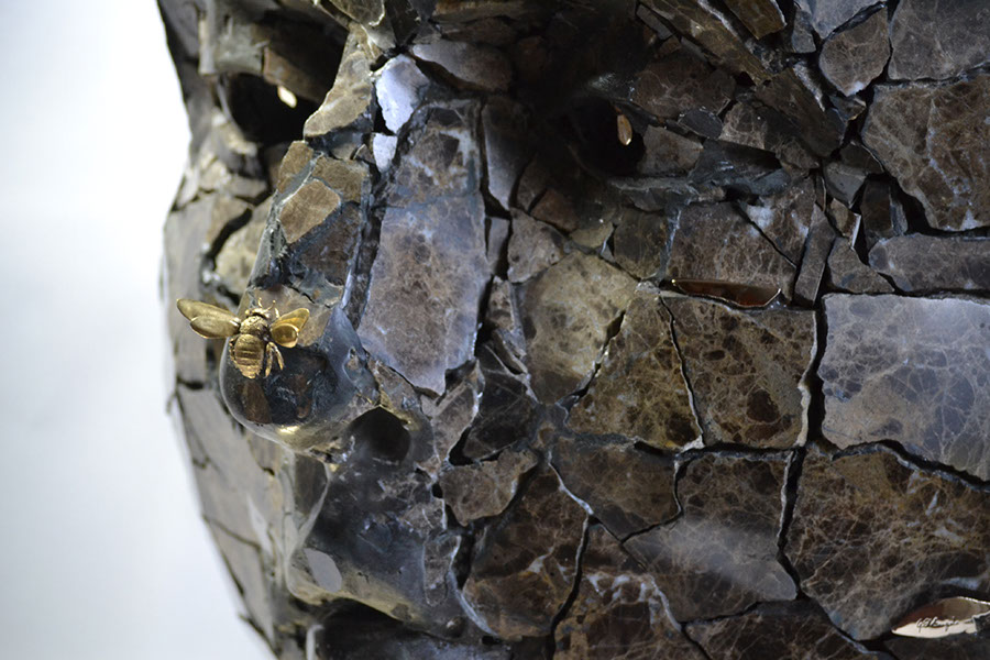 Giuseppe D'Angelo emperador marble sculpture