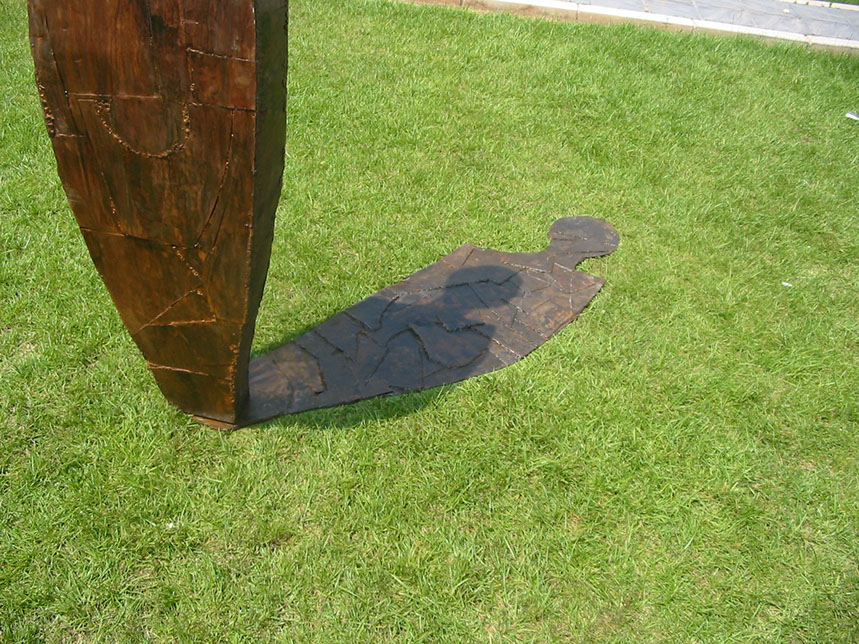 Giuseppe D'Angelo ombra scultura in ferro