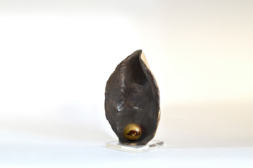 Giuseppe D'Angelo scultura in bronzo posteriore