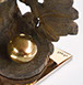 Giuseppe D'Angelo bronzo e tormalina nera