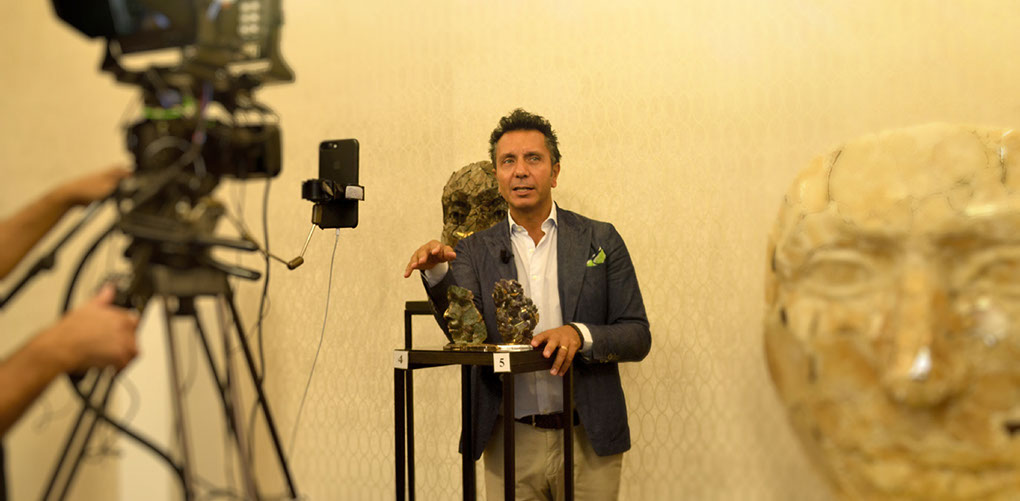 tv art live su sky canale 862 Gianluca Gaudio presenta le opere di Giuseppe D'Angelo 